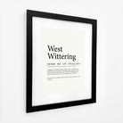 West Wittering Definition Typographic Print-SeaKisses