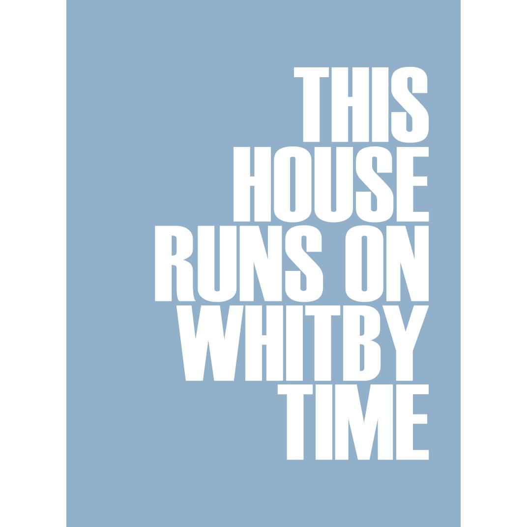 Whitby Time Typographic Print-SeaKisses