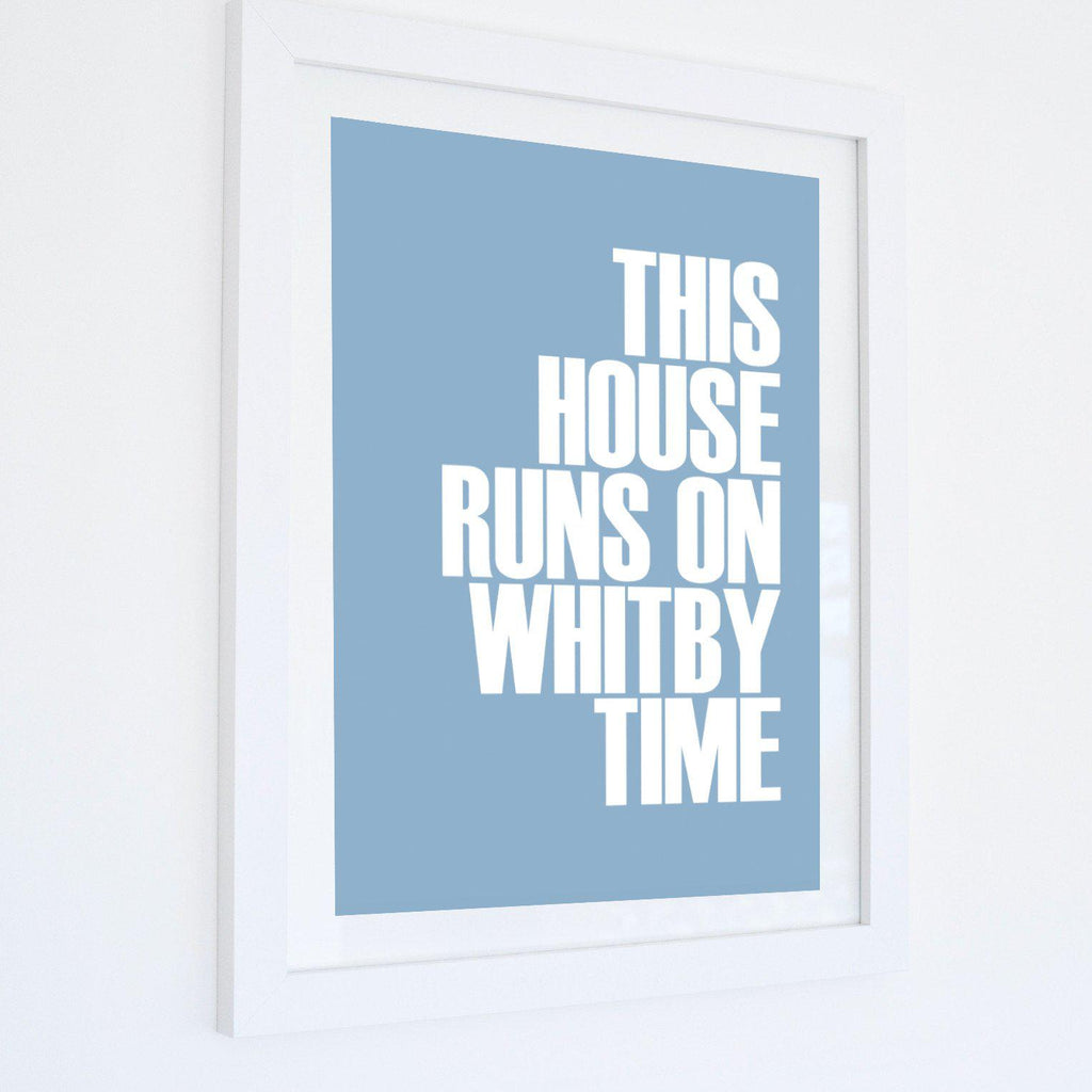 Whitby Time Typographic Print-SeaKisses