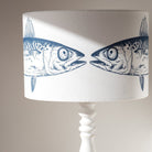 White Kissing Fish Lamp Shade - Large-SeaKisses