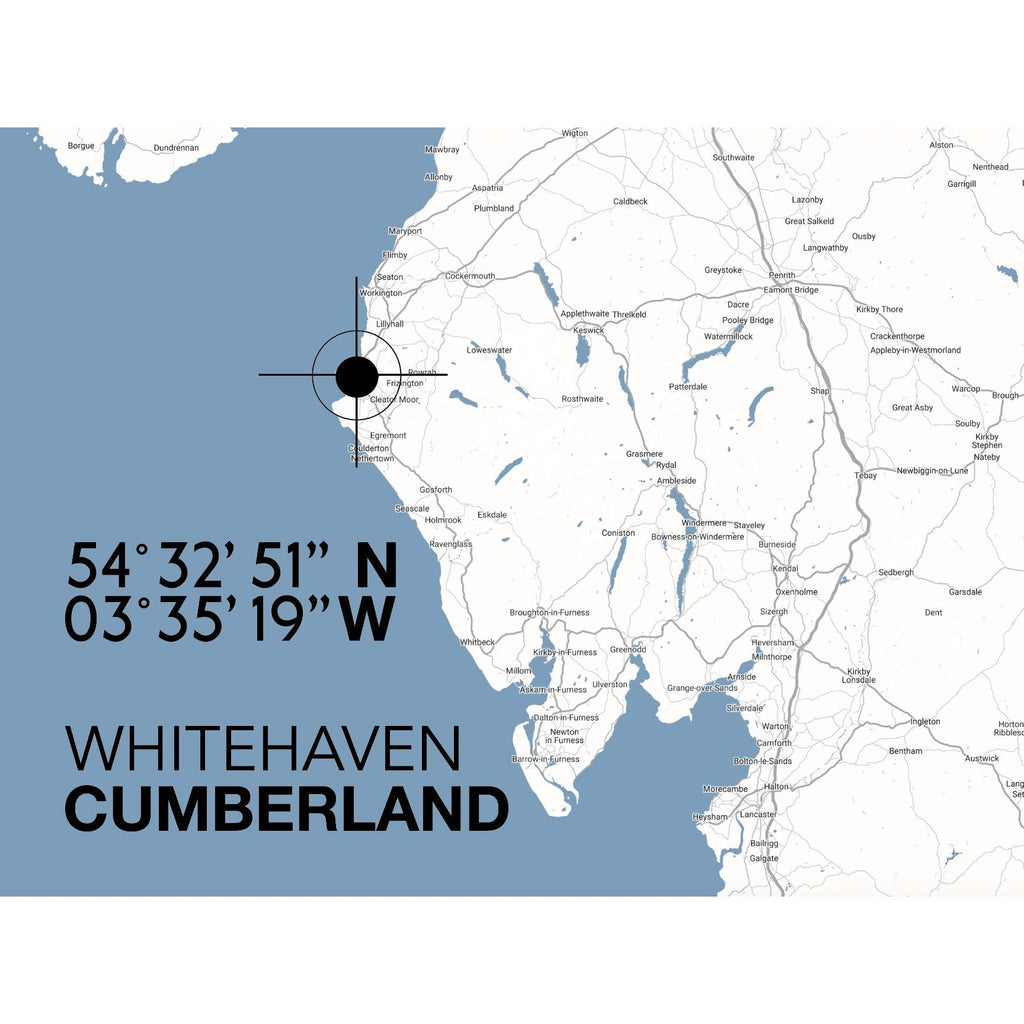 Whitehaven Landmark Map-SeaKisses