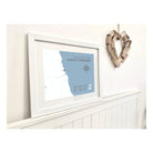 Whitley Bay Coastal Map Print-SeaKisses