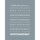 Whitsand Bay Typographic Print-SeaKisses