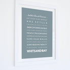 Whitsand Bay Typographic Print-SeaKisses