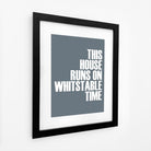 Whitstable Time Typographic Print-SeaKisses