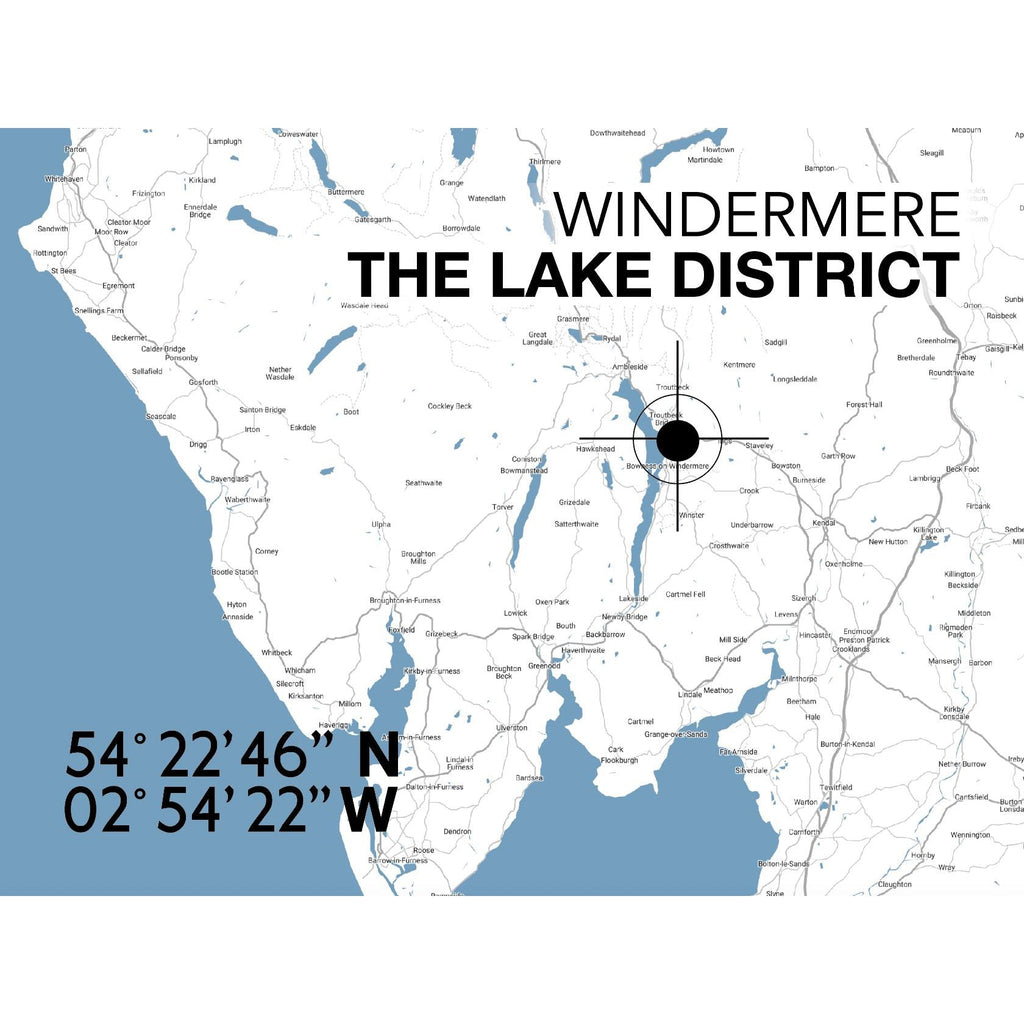 Windermere Landmark Map-SeaKisses