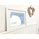 Winterton-on-Sea Coastal Map Print-SeaKisses