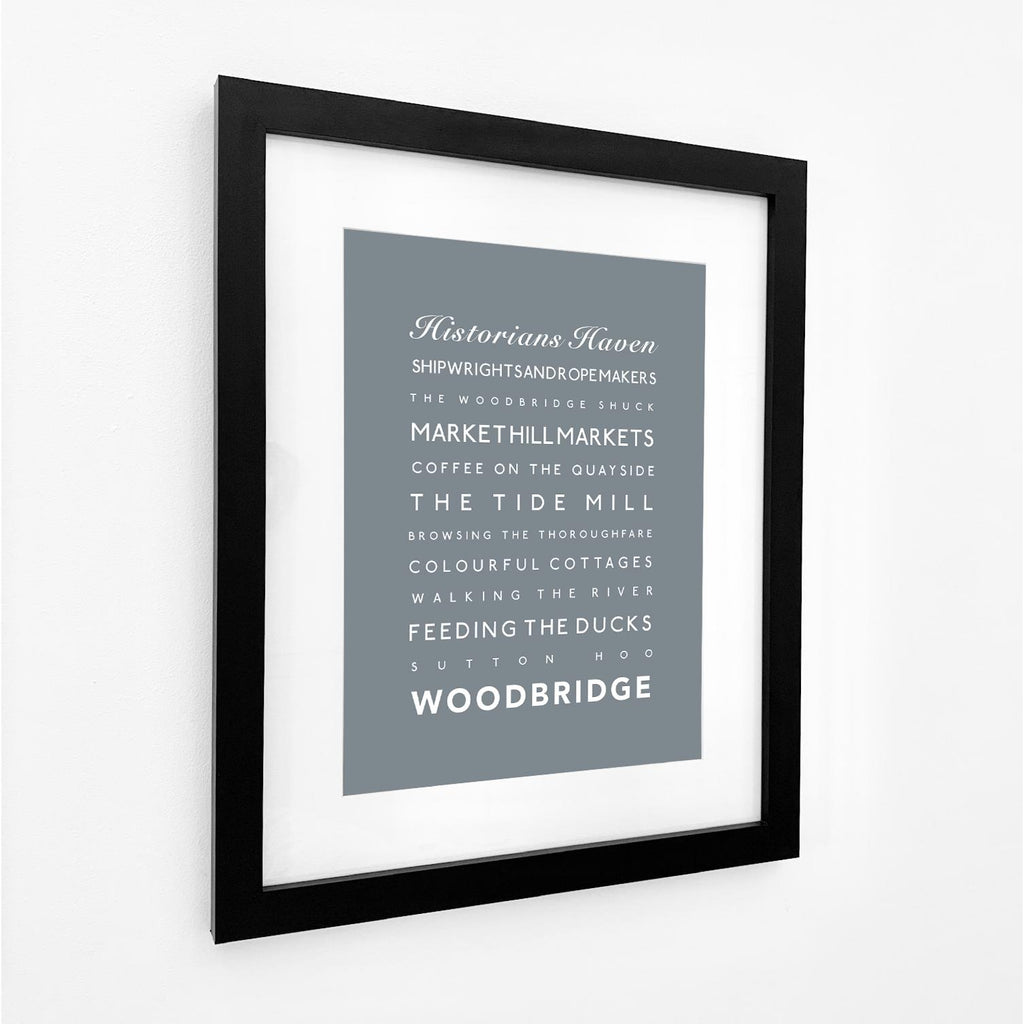 Woodbridge Typographic Print-SeaKisses