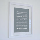 Woodbridge Typographic Print-SeaKisses