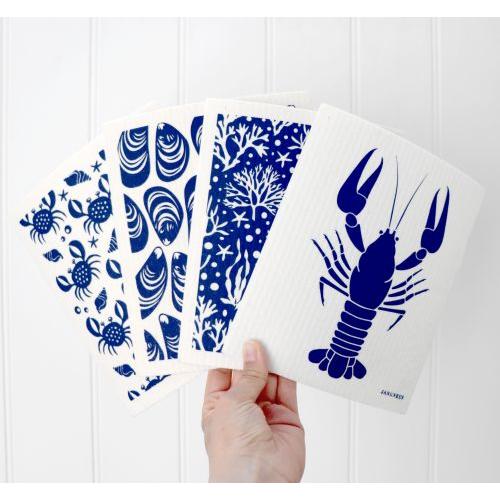SeaKisses Swedish Dishcloths - Coastal Designs-SeaKisses