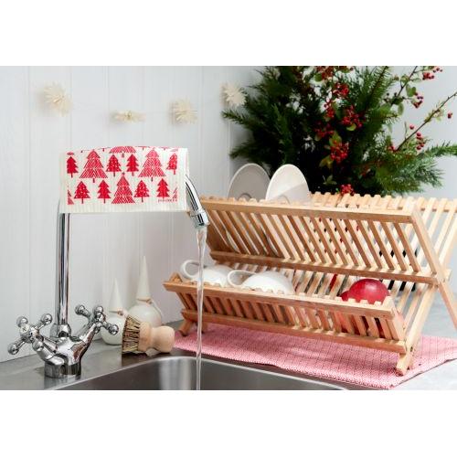 Christmas Forest Swedish Dishcloth-SeaKisses