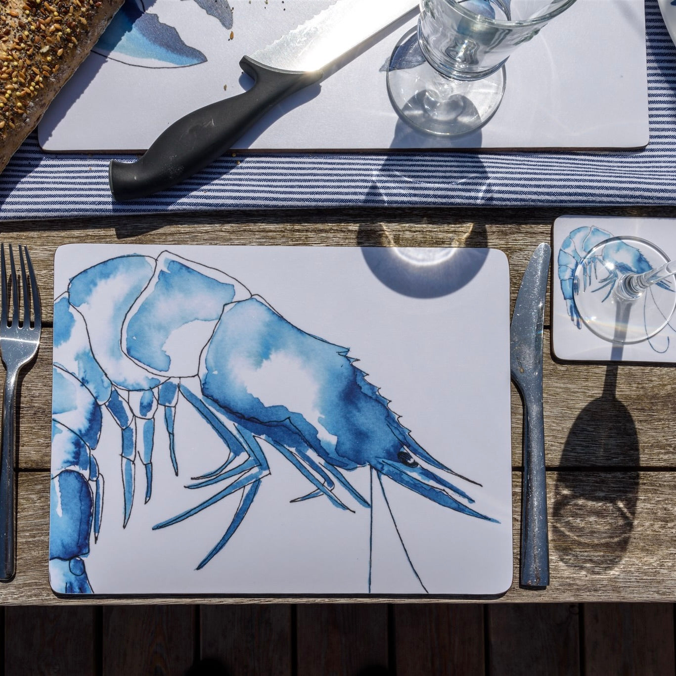 Prawn Design Placemat-SeaKisses