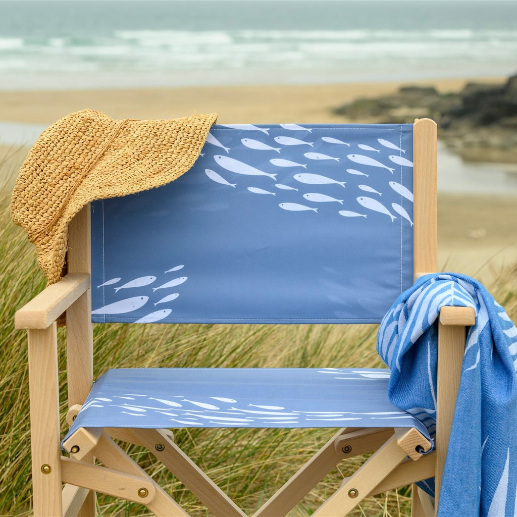 The Coastal Director's Chair-SeaKisses