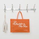 Life is Better in Flip Flops Cute Jute Bags in a Choice of Colours-SeaKisses