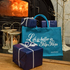 Life is Better in Flip Flops Cute Jute Bags in a Choice of Colours-SeaKisses