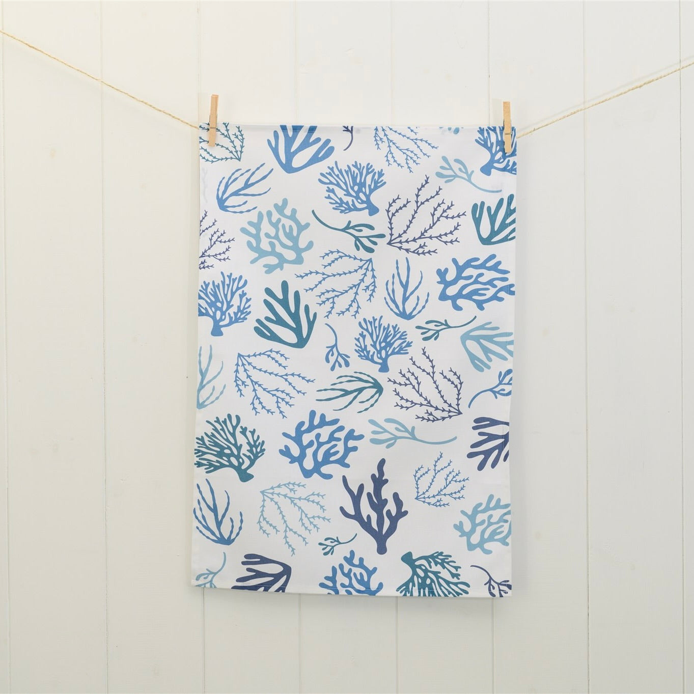 Coral Tea Towel-SeaKisses