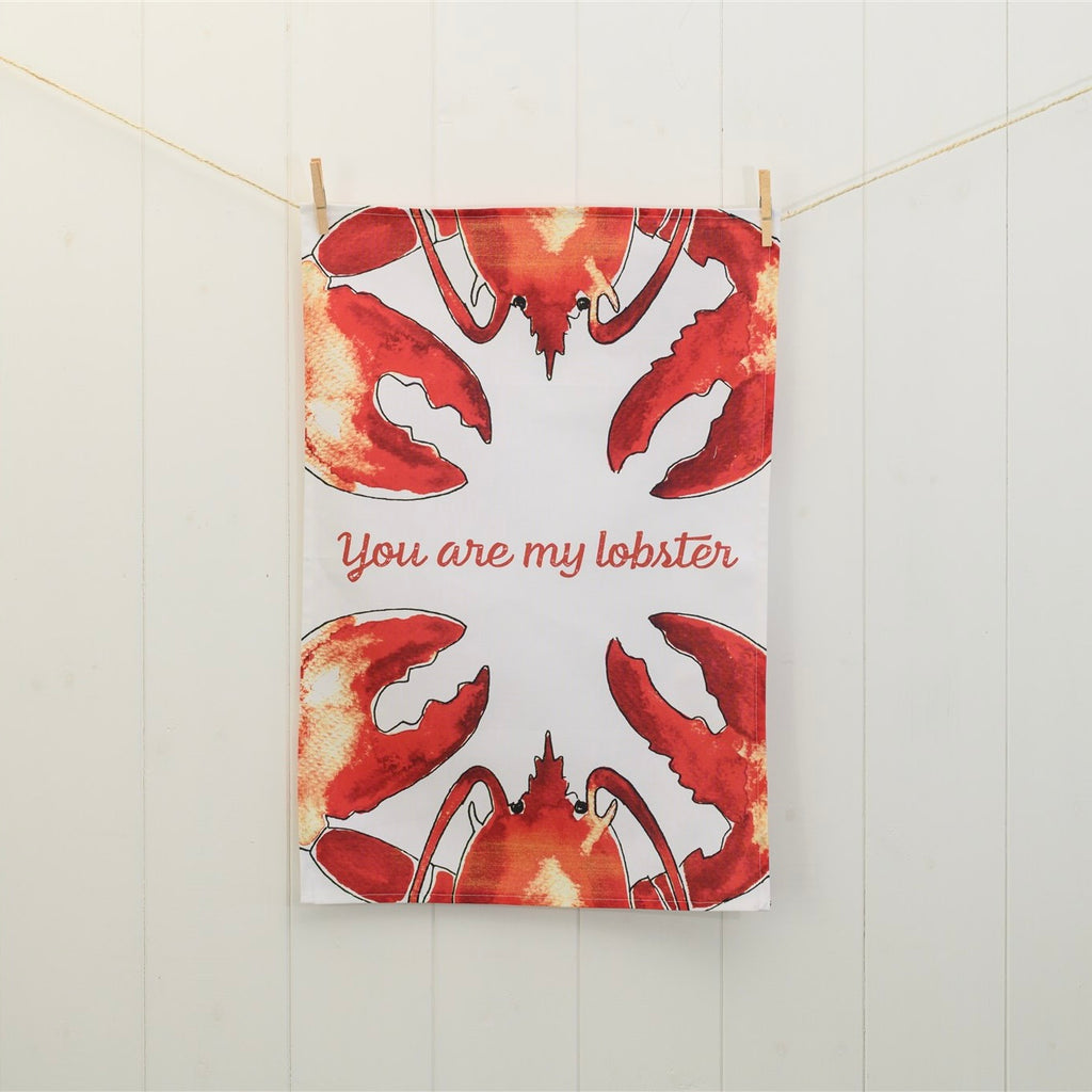 Lobster Love Tea Towel-SeaKisses