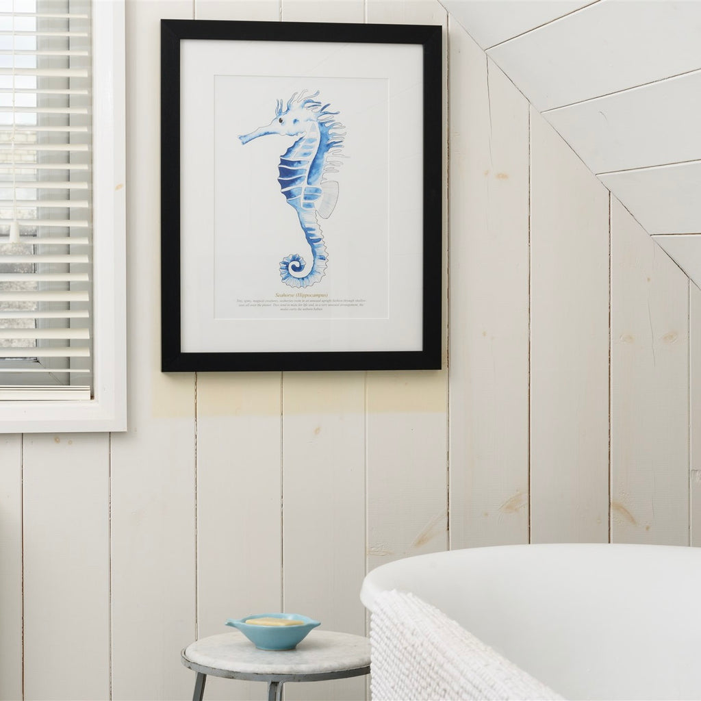 Seahorse Watercolour Print-SeaKisses